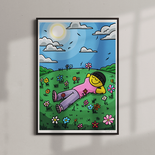 La sieste au soleil - 2023 Limited Art print serie